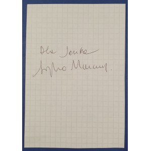 Marceau Sophie - kartka z autografem