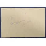 Morricone Ennio - zdjęcie z autografem