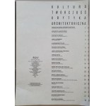 Arché. Kultur, Kreativität, Architekturkritik. R.1988 [Nr.1].