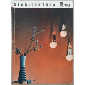 Architektura, miesięcznik R.1959 nr 10 / Warszawa - kawiarnie/
