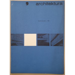 Architektura, monthly magazine R.1963 no.9 / W. Zamecznik, Riviera, Pinczow/.