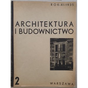 Architektura i Budownictwo R.1935 nr 2 /Piłsudski, Brukalski - Pole Mokotowskie/