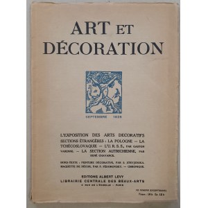 Art et Décoration 1925 Septembre/Decorative Art Exhibition, Stryjeńska/.