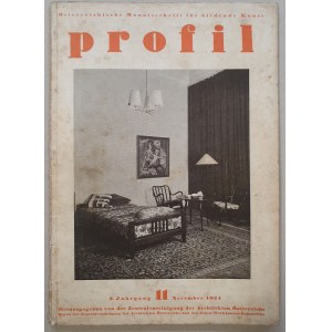 Profil. Organ Centr. Stow. Architektów Austriackich, R.1934 nr 11 /dekoracja wnętrz, art deco/