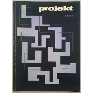 Projekt R.1963 nr 2 /Polska sztuka użytkowa, plakat polski, Eryk Lipiński, Teresa Jakubowska/