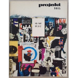 Projekt R.1965 nr 5-6 /15 lat WAG/ okładka Rosław Szaybo