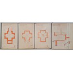 Stryjeński Tadeusz - Plans of the burial chapel, Baranów, 1931