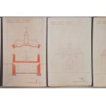 Stryjeński Tadeusz - Plans of the burial chapel, Baranów, 1931