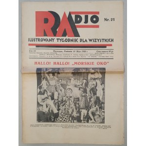 /Teatr Morskie Oko/ Radio. Ilustrowany tygodnik dla wszystkich. R.1928 nr 21