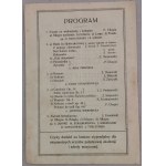 /Program/ State Academy and School of Music in Poznań - Inaugural Concert, 1920.