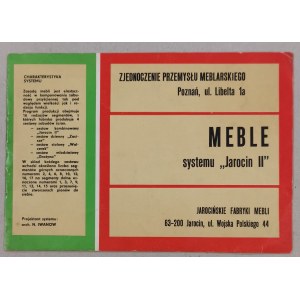 Meble systemu Jarocin II, folder reklamowy