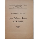 Styka Jan, Tadeusz i Adam - Wystawa prac, Zachęta [1926]