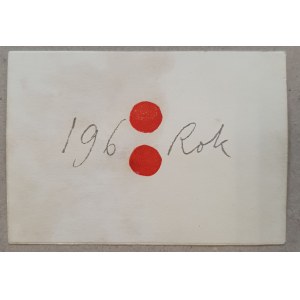 Tomaszewski Henryk - New Year's ticket, 1968