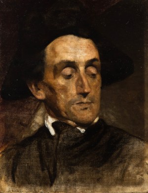 Maurycy Gottlieb (1856 Drohobycz - 1879 Kraków), Portret aktora - studium, 1878 r.