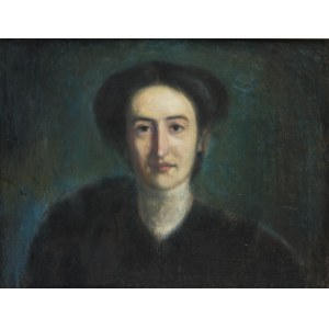 Artur Markowicz (1872 Krakov - 1934 tamtiež), Portrét manželky, 1908.