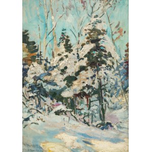 Zdzislaw Przebindowski (1902 Kraków - 1986 there), Winter alley, 1941.