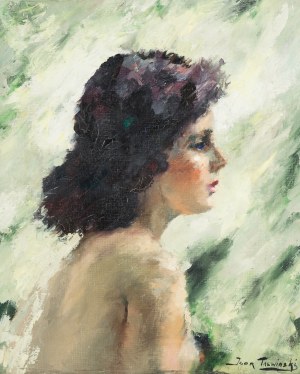 Igor Talwiński (1907 Warszawa - 1983 Paryż), Półakt kobiety