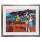 Jacek Palucha (b. 1966 Czestochowa), Tennis on Vacation, 2021.