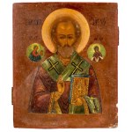 Icon - St. Nicholas, Russia, second half of the 19th century.