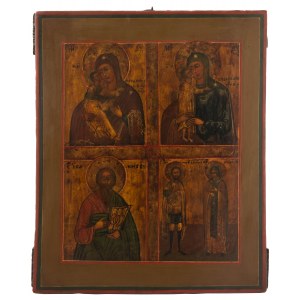 Four-Pole Icon Russia, second half of the 19th century.