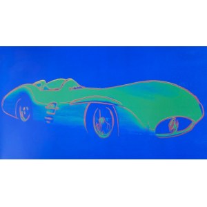 Andy Warhol(1928-1987),Mercedes-Benz Formula W196 z seriiCars Green(1954)