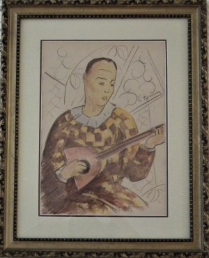 Tymon Niesiołowski(1882,Lwów-1965,Toruń),Cyrkowiec z mandoliną