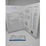 Natürlicher Diamant 0,19 ct I1 AIG Mailand