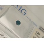 Přírodní diamant 0,19 ct I1 AIG Milán