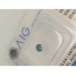 Přírodní diamant 0,19 ct I1 AIG Milán