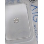 Prírodný diamant 0,18 ct I2 AIG MILAN