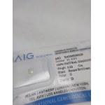Přírodní diamant 0,23 ct I3 AIG Milan