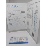 Přírodní diamant 0,23 ct I2 Fancy Deep Blue AIG Milan