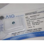 Diament naturalny 0.17 ct I1 AIG Milan