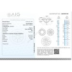 Natural diamond 0.16 ct Si3 AIG Milan