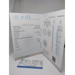Natürlicher Diamant 0,16 ct Si3 AIG Mailand