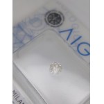 Přírodní diamant 0,20 ct I3 AIG Milán