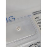 Přírodní diamant 0,20 ct I3 AIG Milán