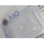 Přírodní diamant 0,20 ct I3 AIG Milán