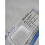 Přírodní diamant 0,20 ct I3 AIG Milán