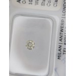 Přírodní diamant 0,18 ct I2 AIG Milán