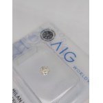 Natürlicher Diamant 0,18 ct I2 AIG Mailand