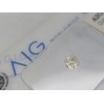 Natural diamond 0.18 ct I2 AIG Milan