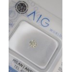 Prírodný diamant 0,18 ct I2 AIG Milan