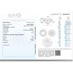 Přírodní diamant 0,18 ct I1 AIG Milán