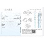 Diament naturalny 0.16 ct I1 AIG Milan