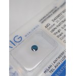 Natürlicher Diamant 0,19 ct I1 AIG Mailand