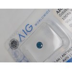 Přírodní diamant 0,19 ct I1 AIG Milán