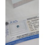 Natural diamond 0.21 ct I1 AIG Milan