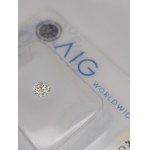 Natürlicher Diamant 0,18 ct I2 AIG Mailand