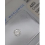 Přírodní diamant 0,18 ct I2 AIG Milán